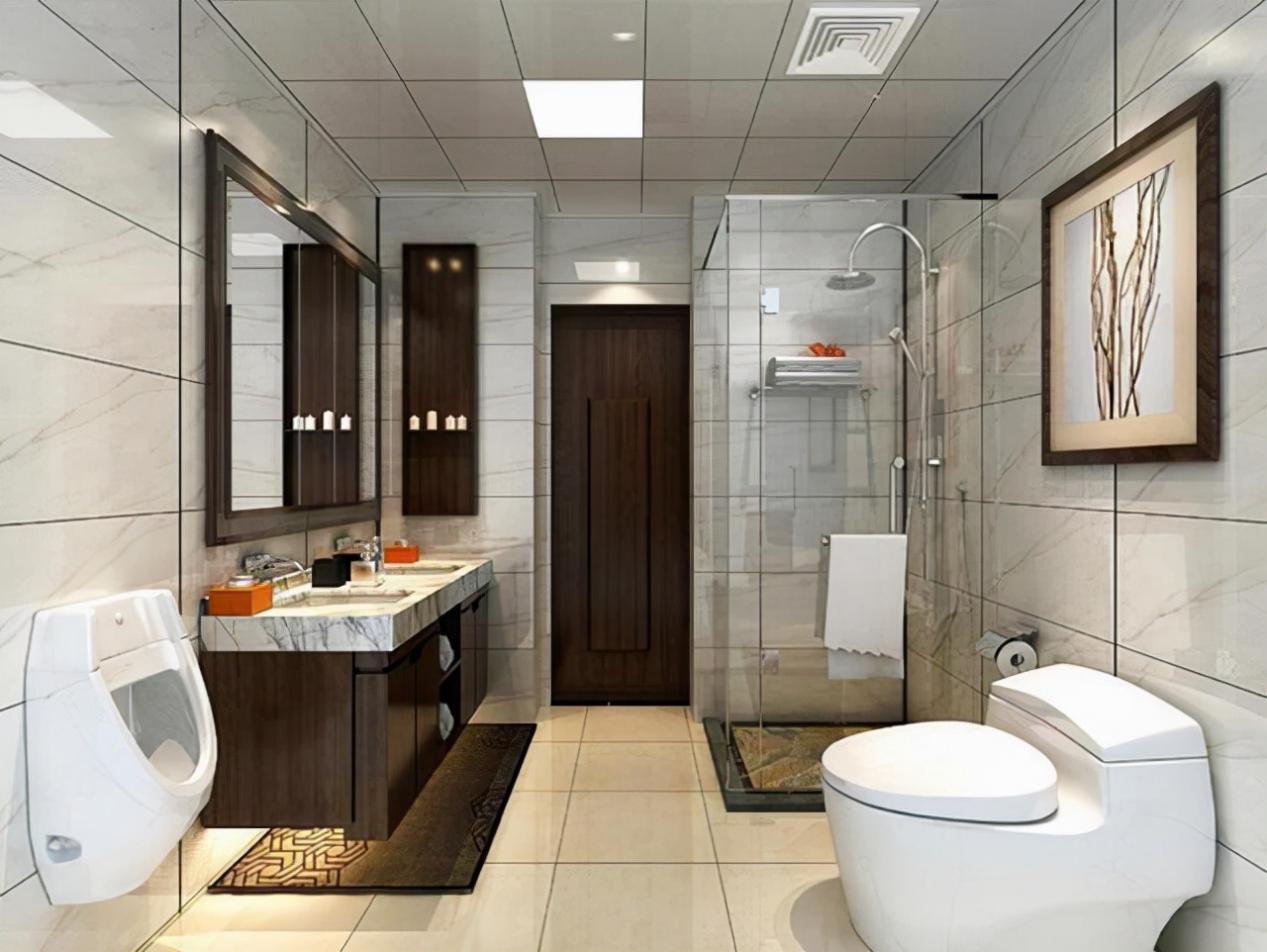 建议大家:卫生间不一定要大,学学这样做,干净又卫生