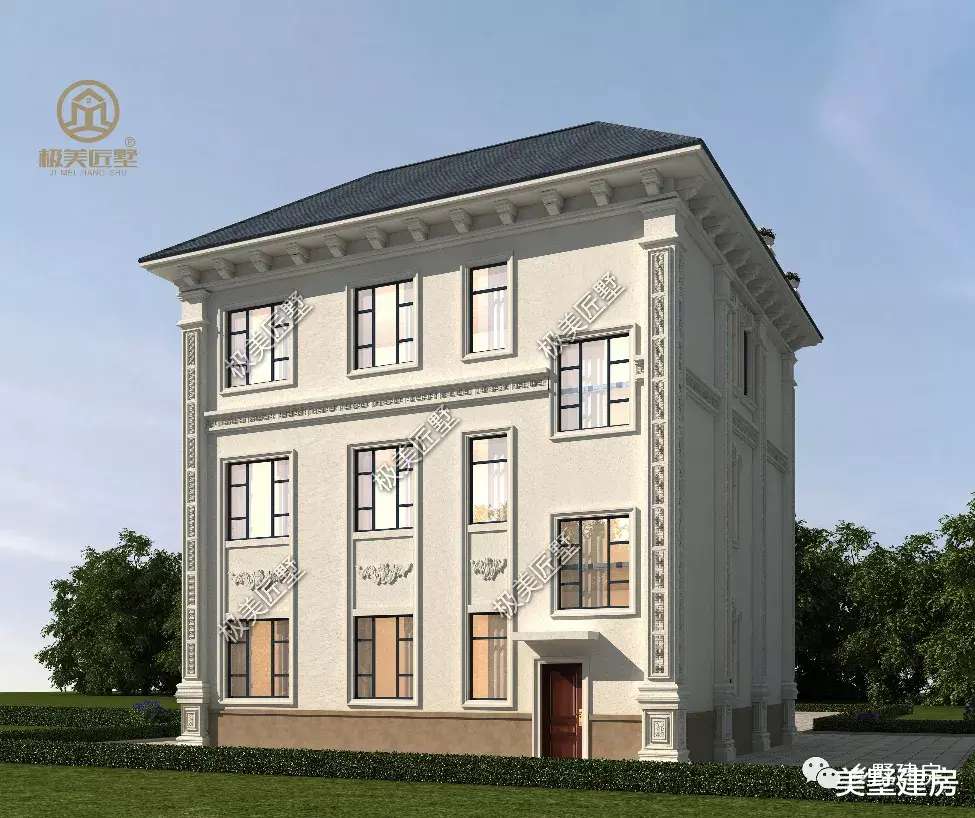 三层简欧风格别墅，布局舒适，户型大气漂亮豪宅既视感爆棚