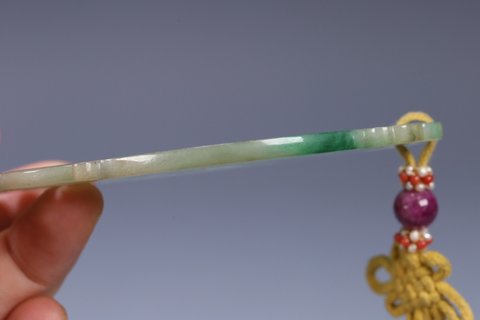 翡翠|清翡翠螭龙壁