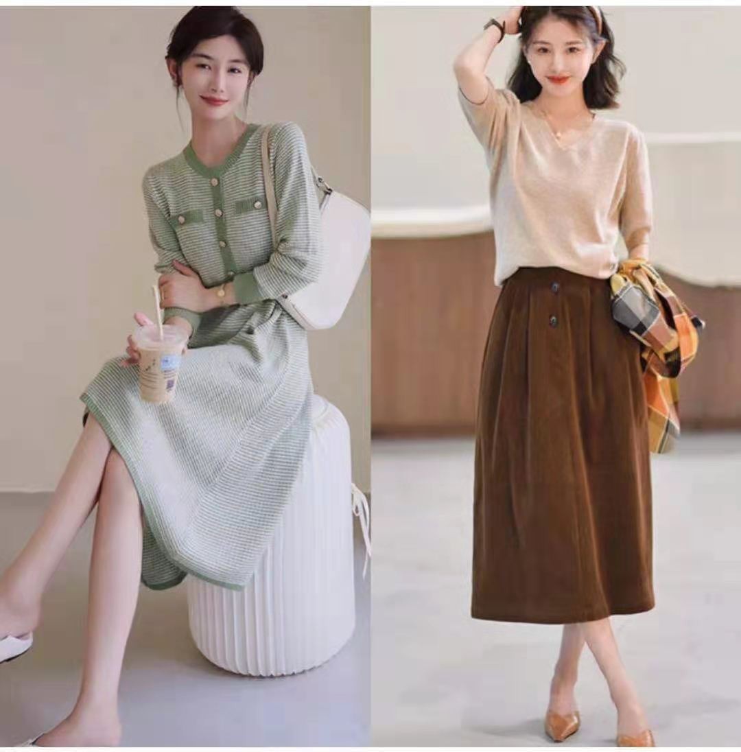 静静时尚达人|轻熟女性入秋之后,穿针织衫或衬衫更显优雅,时髦又有女人味