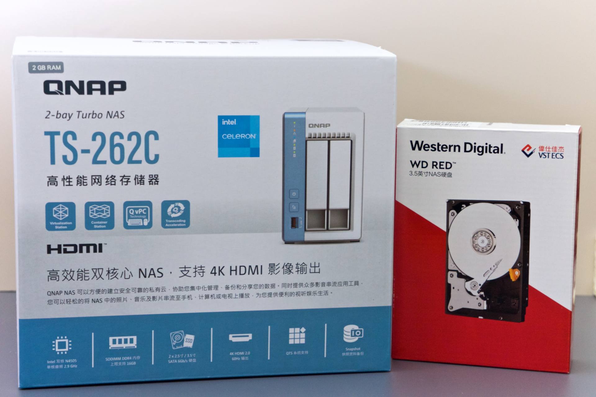 wb战队|鸟枪换NAS！开箱威联通TS-262C网络储存服务器