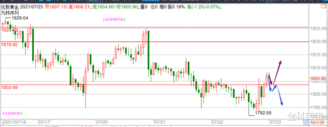 金科宝宝|金科解盘：7.23黄金晚间震荡拉升，后市策略解析！