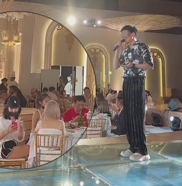 王思聪|王思聪参加婚礼,婚礼上给伴娘拍照,无视身边女伴