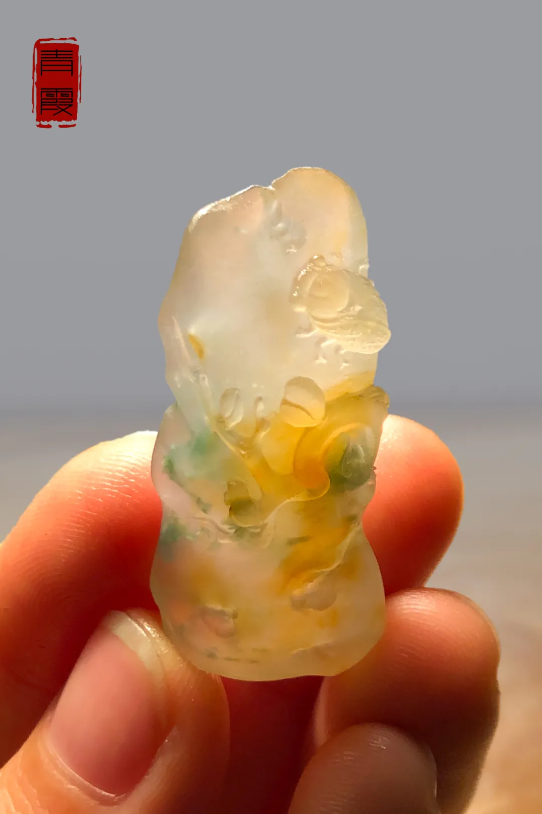 翡翠|青霞奇意，言志高也｜青霞翡翠工作室