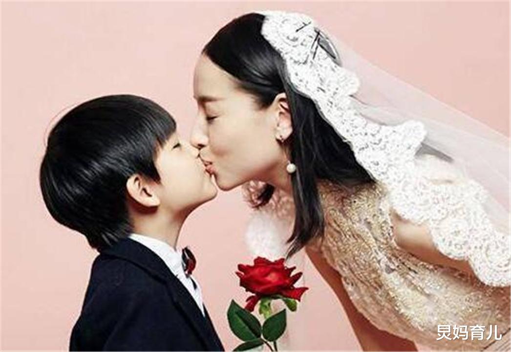 董洁|有种“尴尬”是董洁和儿子晒照，亲子照拍成结婚照，网友：羞