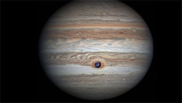 木星大红斑 一场比整个地球还大的风暴：木星大红斑的风速加快，1小时超过640公里