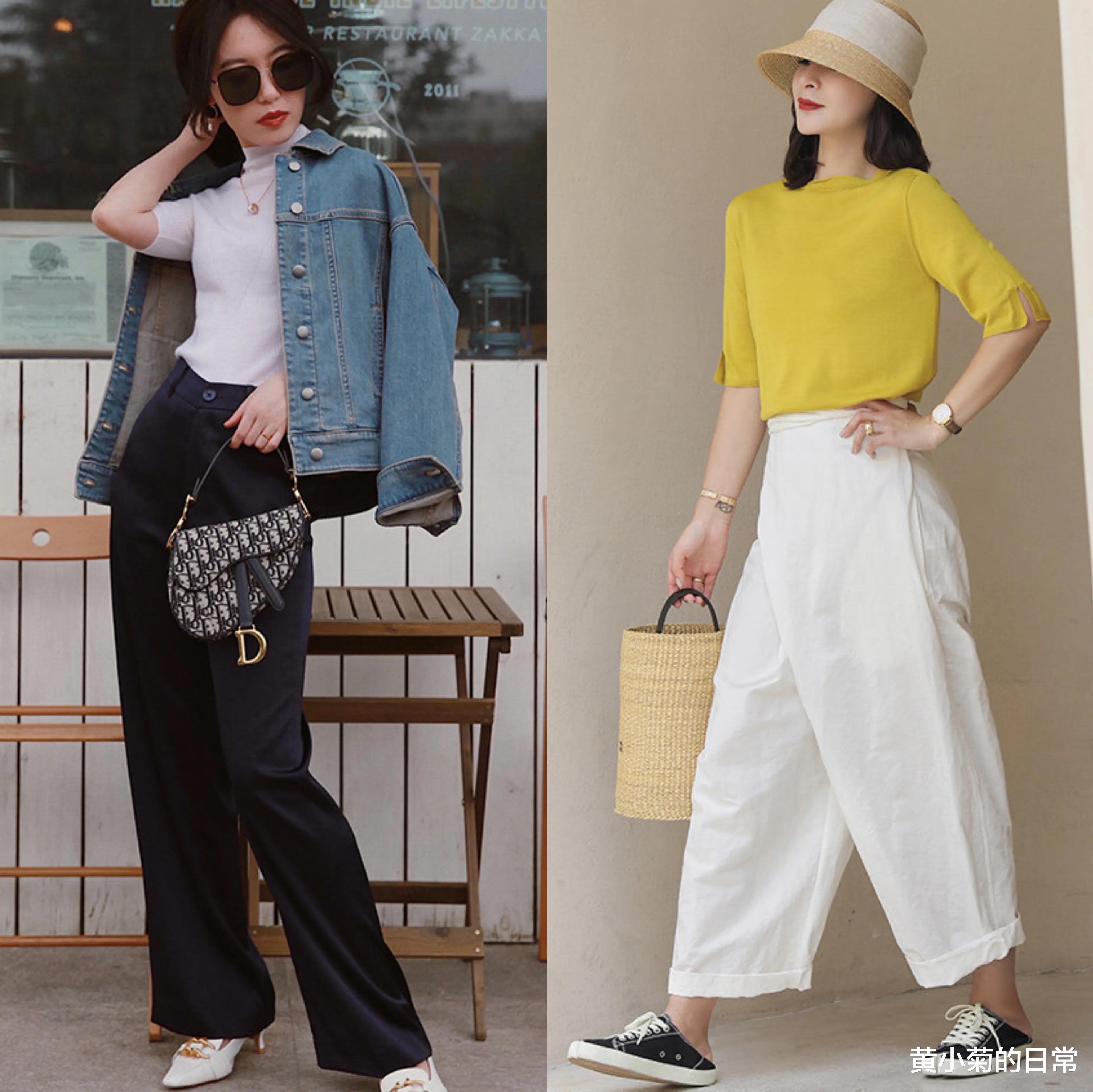 黄小菊的日常 衣服在配不在多,懂穿搭女人秋天就穿这几套,不紧不勒巨显腿长