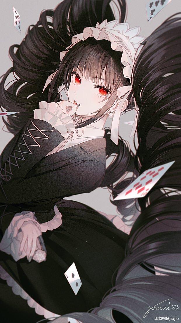 |清新淡雅的动漫花样少女，偏白彩色的渐变式上色太让人喜欢了