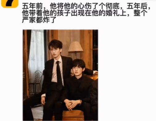 斛珠夫人|宋亚轩严浩翔合照登小说推广页面，文案有点出格，让粉丝无语