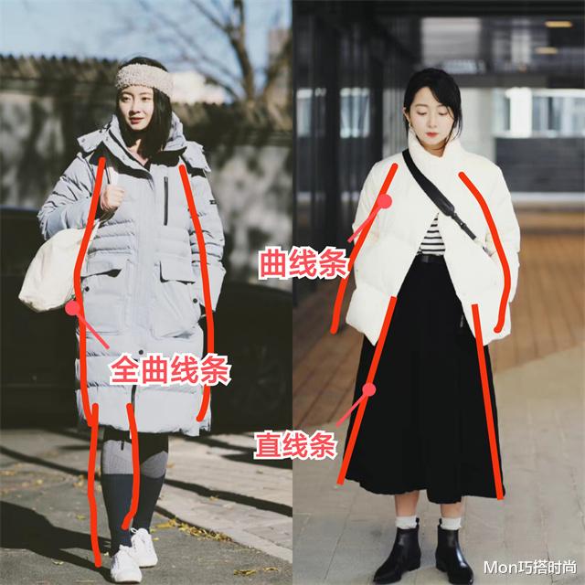 Mon巧搭时尚 我酸了！为什么别人穿羽绒服就时髦显瘦，我穿就是“土肥圆”？