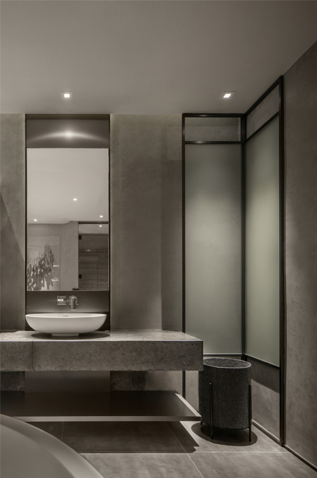 120平高级灰三居室,看似简单却不乏高级