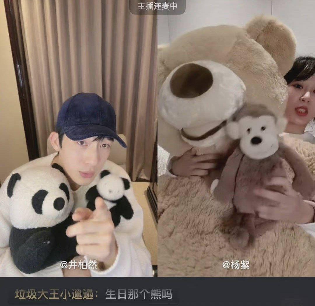 杨紫|“一顿cp”直播营业，杨紫提“天降紫微星”，井柏然笑出屏幕