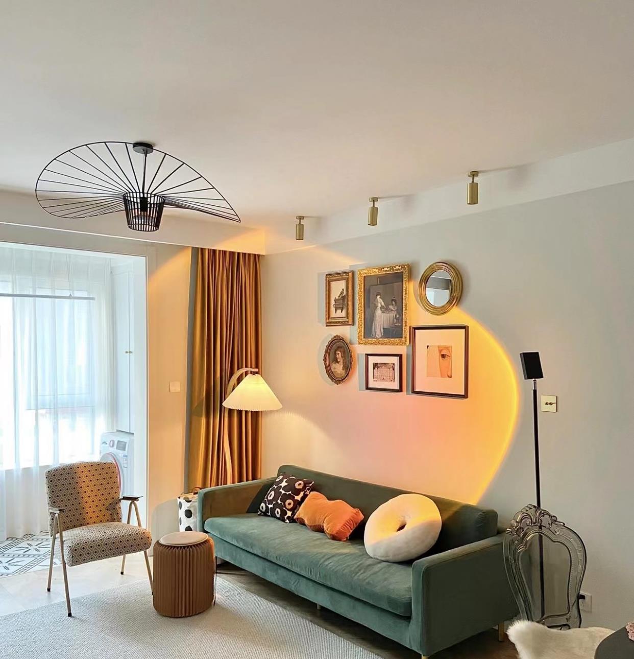 细节满分!64m2简约风+轻复古两居,房子虽小也要优雅体面地生活