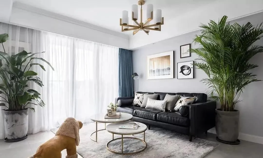 130㎡三居室轻奢新房,完工效果格调满满!