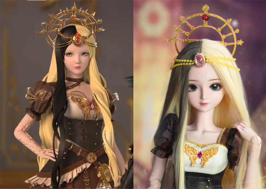 叶罗丽|叶罗丽冰莲花中的角色娃娃,梦公主的造型神还原,白光莹变稚嫩了