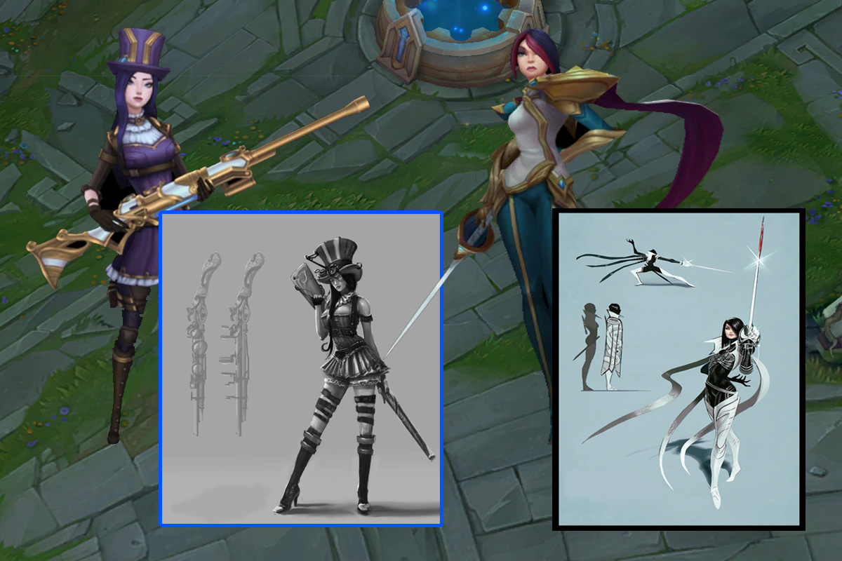 设计师|LOL本尊与原型反差极大的英雄，风女“换了头”，安妮年轻十几岁