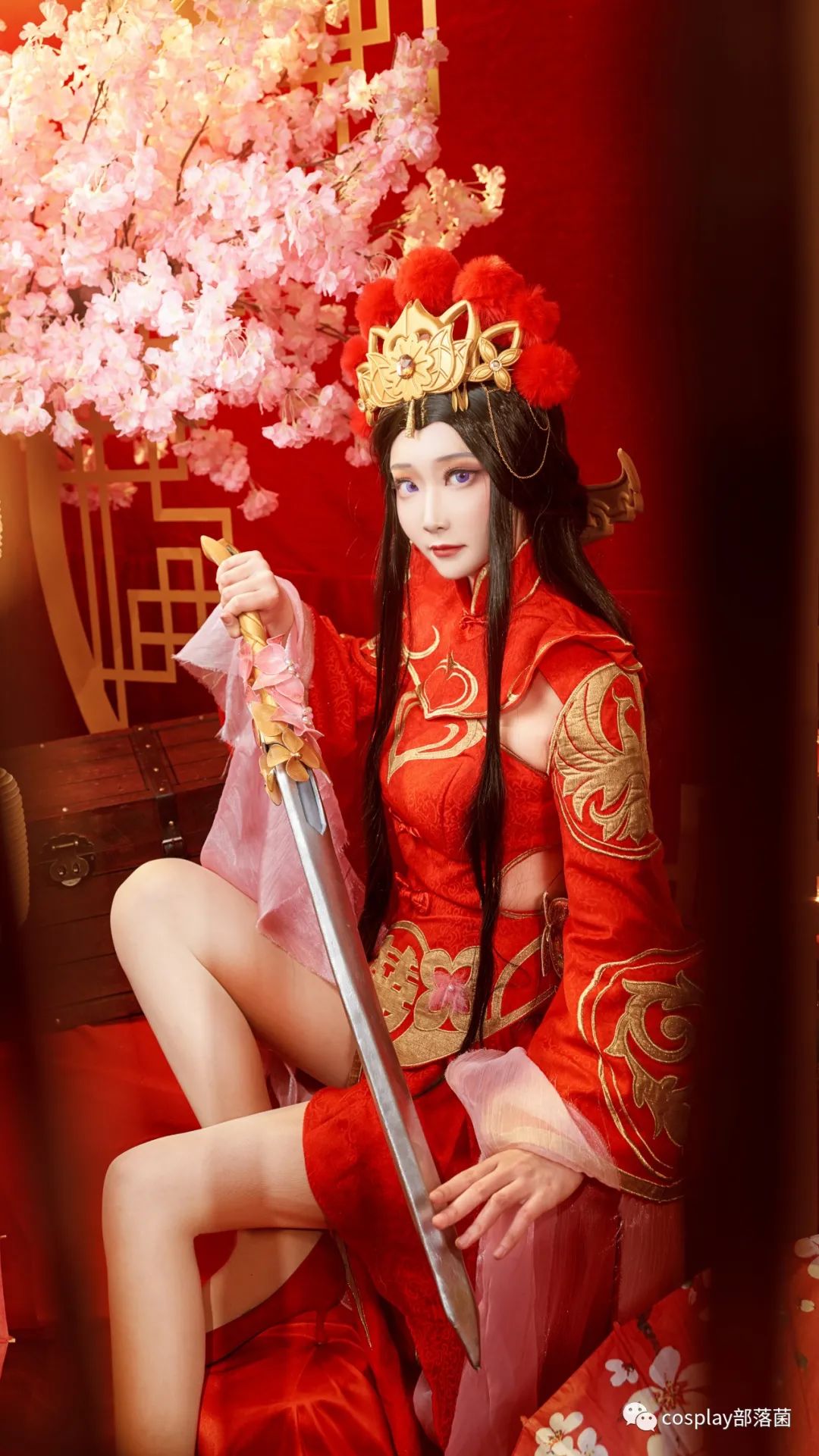 |cos：王者荣耀露娜cos正片@艾瑞