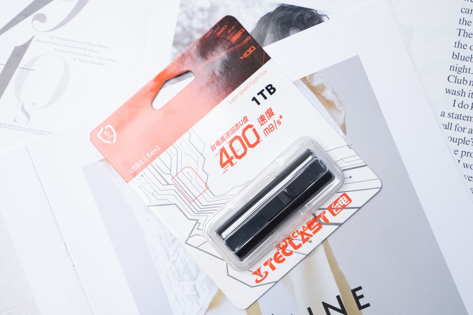 台电|体积小容量大!1TB的高速U盘是种什么体验?台电Teclast U盘测评