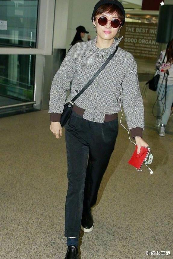 短发|孙俪剪个萝莉短发，再穿连帽卫衣，比之前有女人味还有少女感！