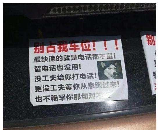 停车位被霸占,挪车电话竟是10010,网友看到车主的做法:解气!