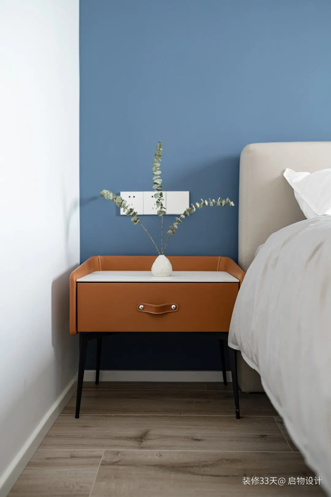 装修设计:85平一猫两人温馨三室