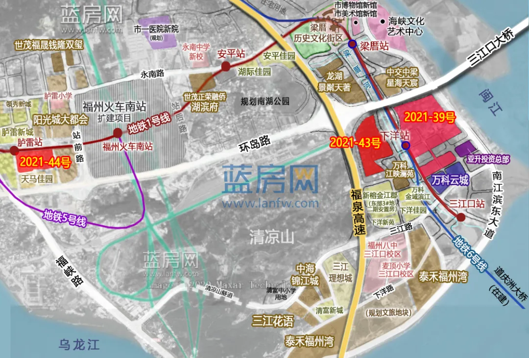 杭州|土拍出让调整！仓山三江口465亩巨幅地块起拍价下调6600万！