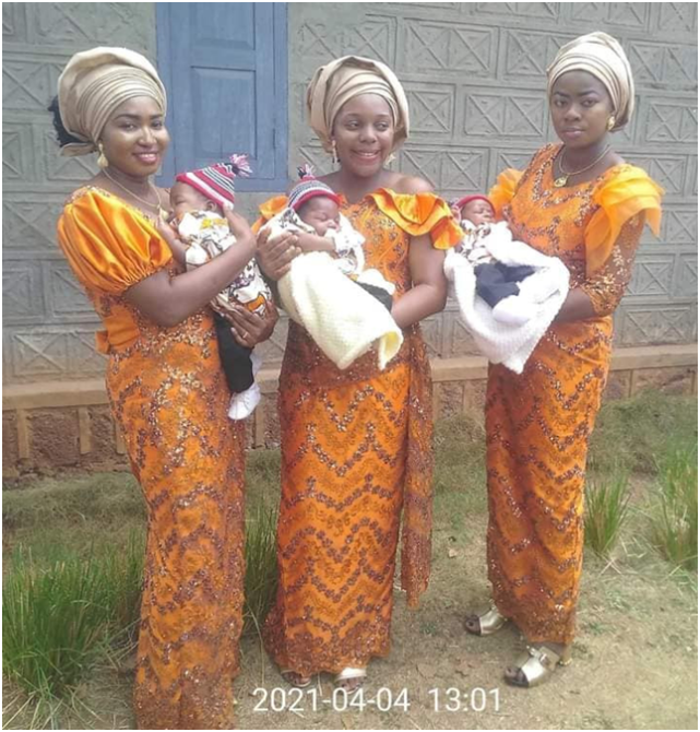 睹图 3胞胎兄弟同一天结婚,妻子们不担心认错人,如今孩子也一同出生