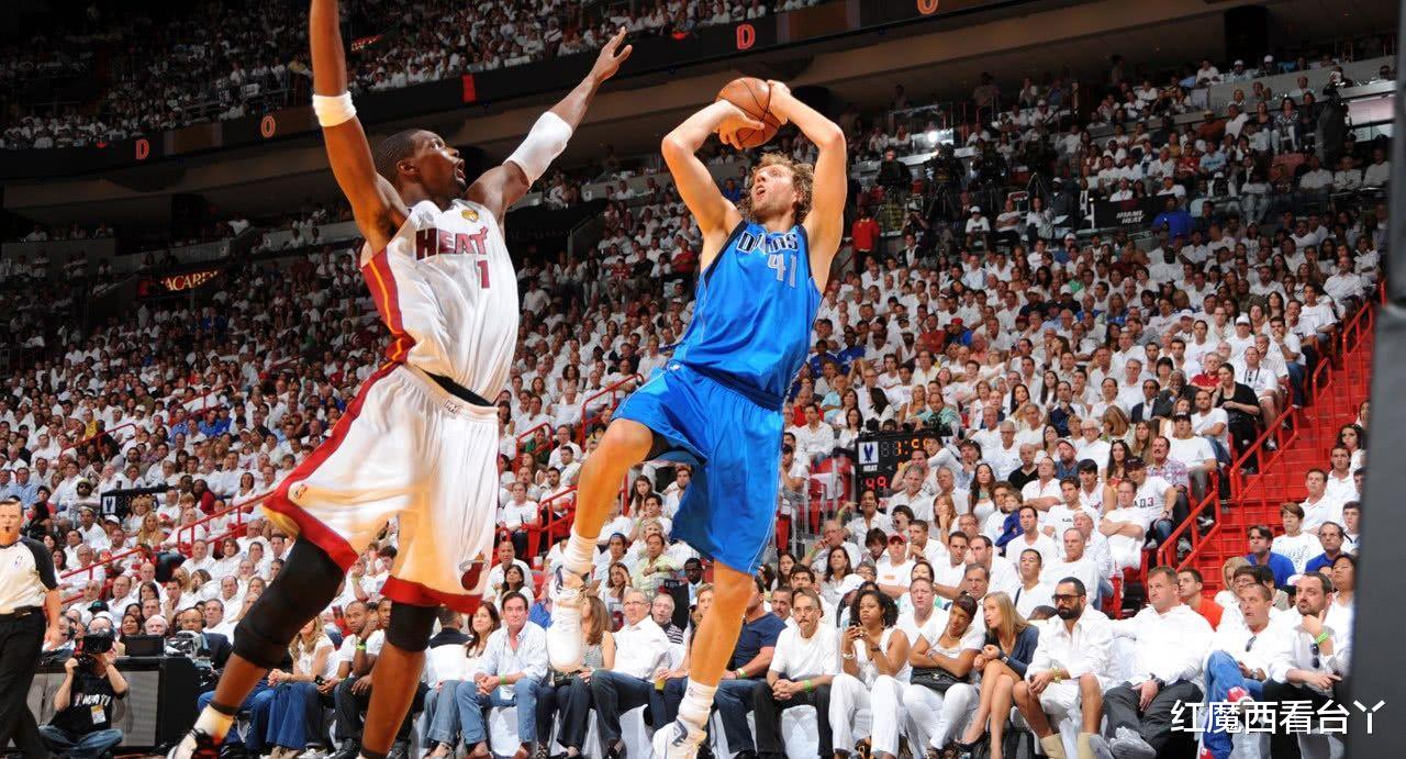 德克·诺维茨基|43岁诺天王现身NBA，大肚腩太抢镜！小12岁的黑人娇妻陪伴左右