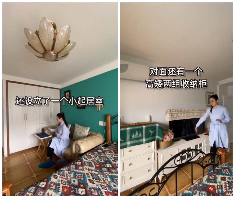 学区房|她带儿子住进45㎡学区房：两室无厅老破小变2室2厅，拯救奇葩户型