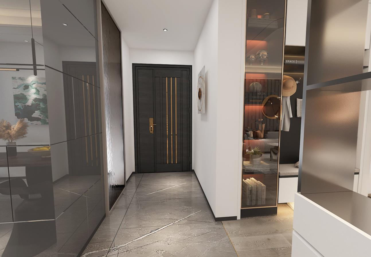 轻奢·生活——156平米轻奢风|珠海中冶逸景公馆三房两厅家装设计案例