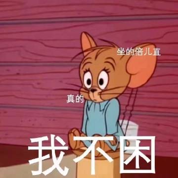 桉月|表情包：熬夜人的真实写照, 我不困