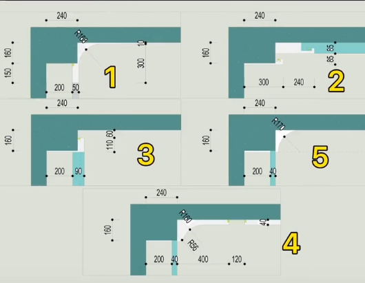 墙角柱子弱化手法，如果你也遇到可以参考一下！