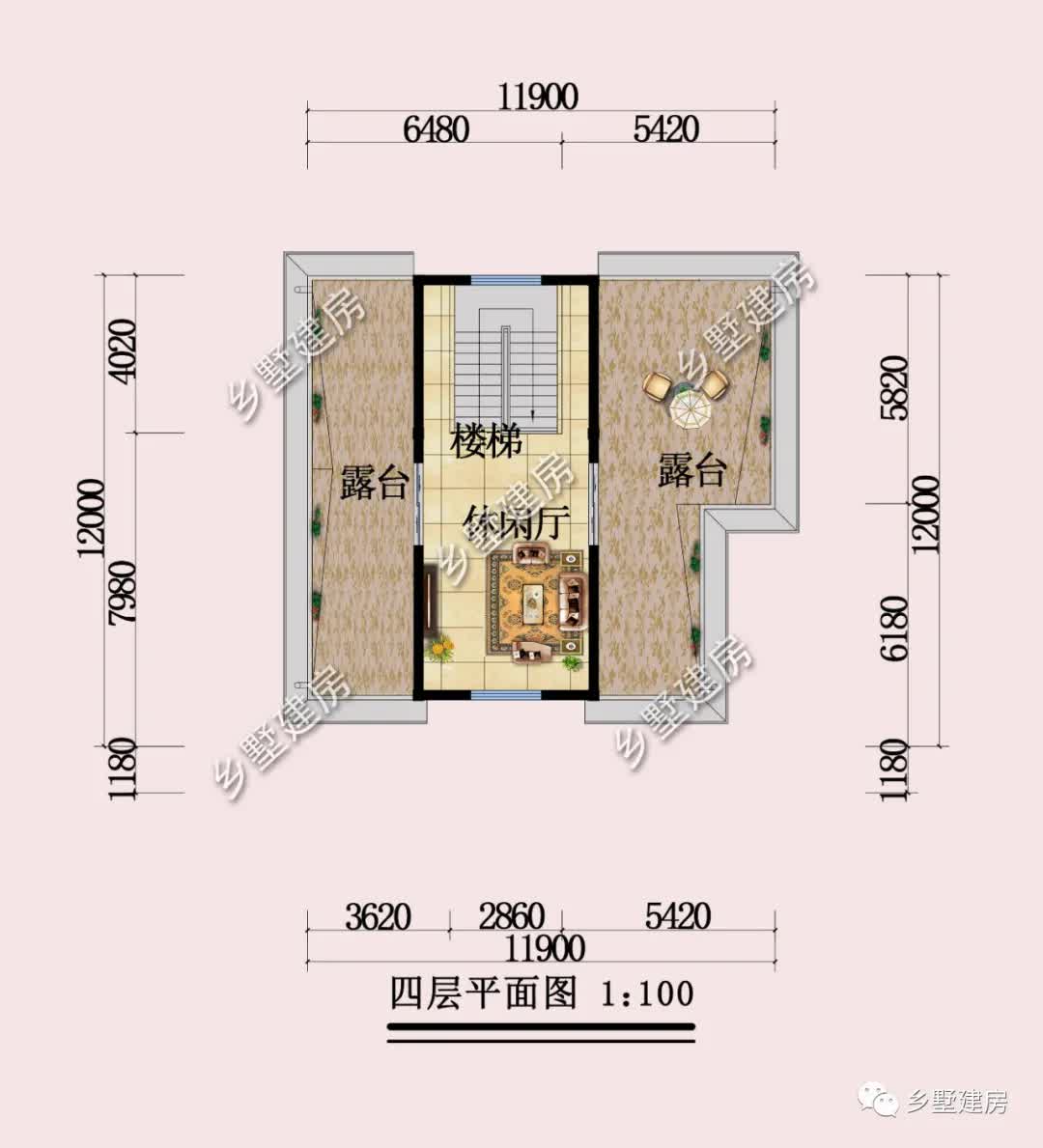 |占地一百多平就能建好房，电梯楼梯齐全，你觉得怎样