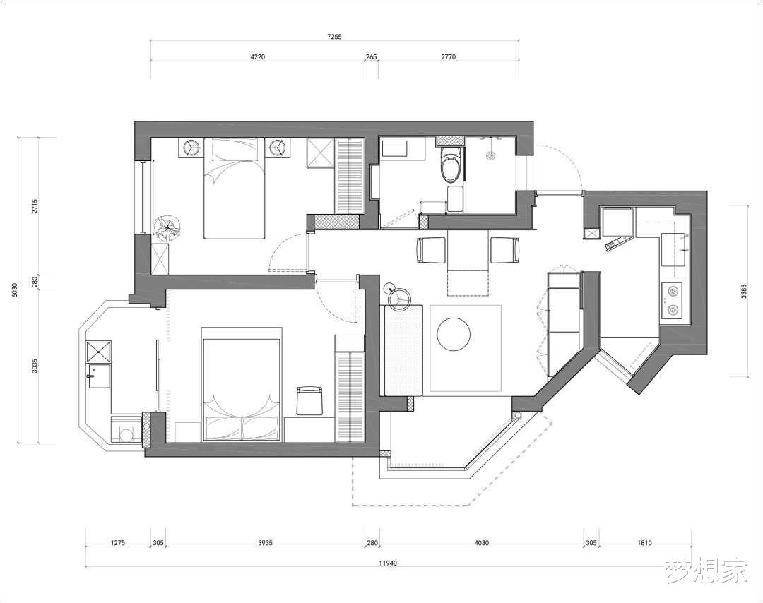 梦想家|夫妻的简约清新两居，布局紧凑榨干每寸空间，小家生活同样有品质