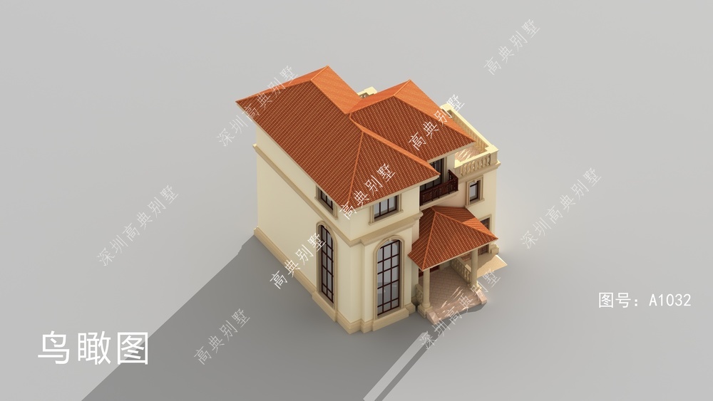 精致的欧式别墅，清新淡雅的外观，心动不已。