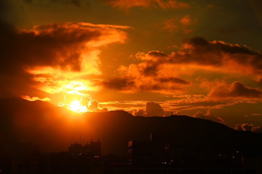 滤镜|单反拍夕阳火烧云用哪些滤镜，参数如何设置？