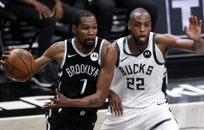 凯里·欧文|苦战85分钟，狂轰54+18+13！哈登伤退，欧文KD打乱了雄鹿的阵脚！