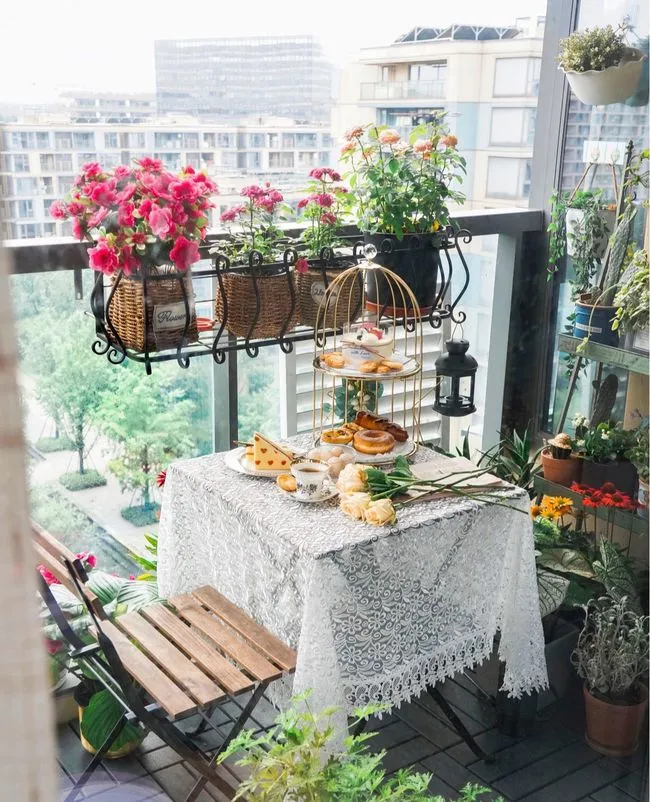 5㎡阳台小花园，一个超治愈的居家休闲空间