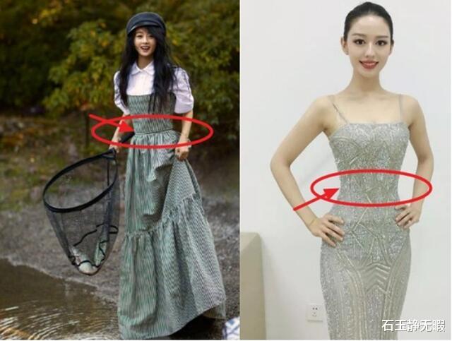 赵丽颖|33岁赵丽颖产后暴瘦到88斤，穿背带裙秀腰身，“马蜂腰”完胜吉娜