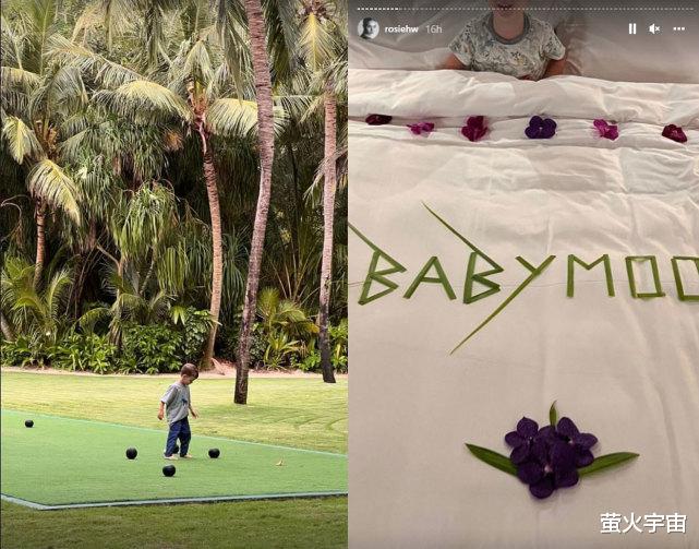 旅行|杰森·斯坦森小20岁未婚妻，二胎孕肚大如箩，产前乘私人飞机旅行