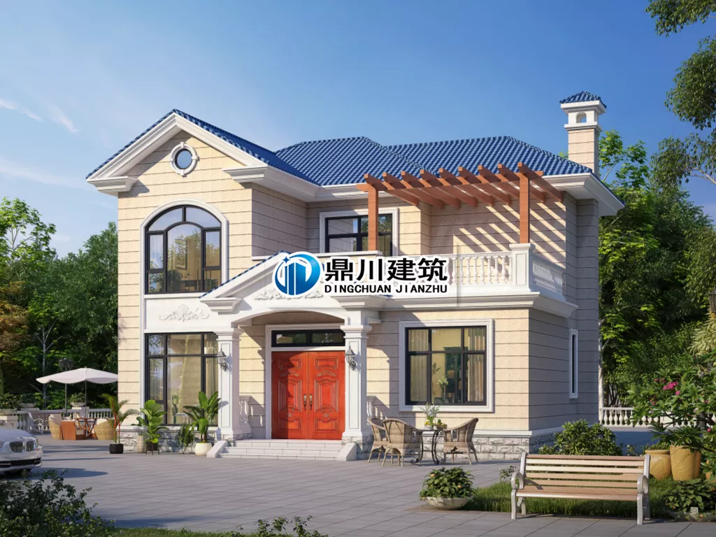 |实用美观大热户型，11米×10米，二层带露台别墅，造价20万
