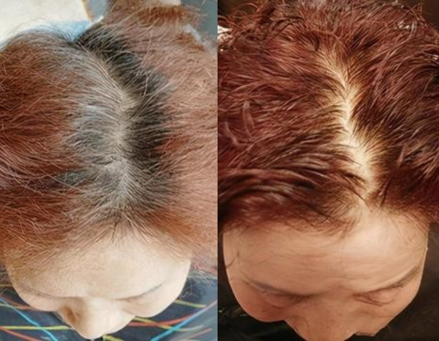 发型 为什么有些老年人喜欢染红发烫小卷？难道白发不香吗？你怎么看？