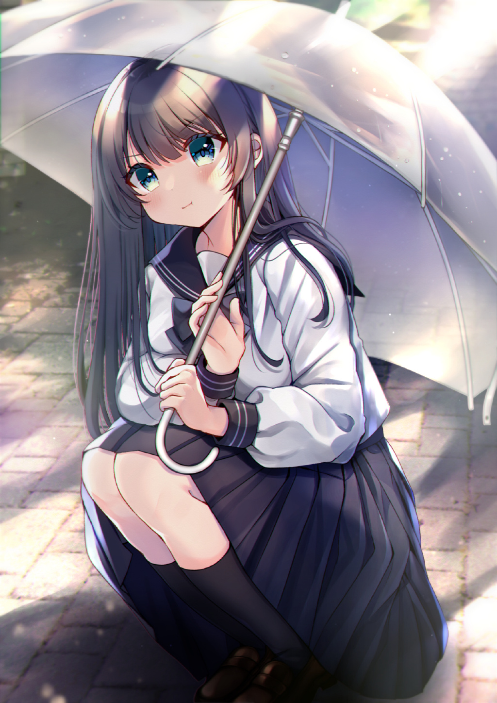 画师|JK与水手服！日本画师みなみさき的插画作品
