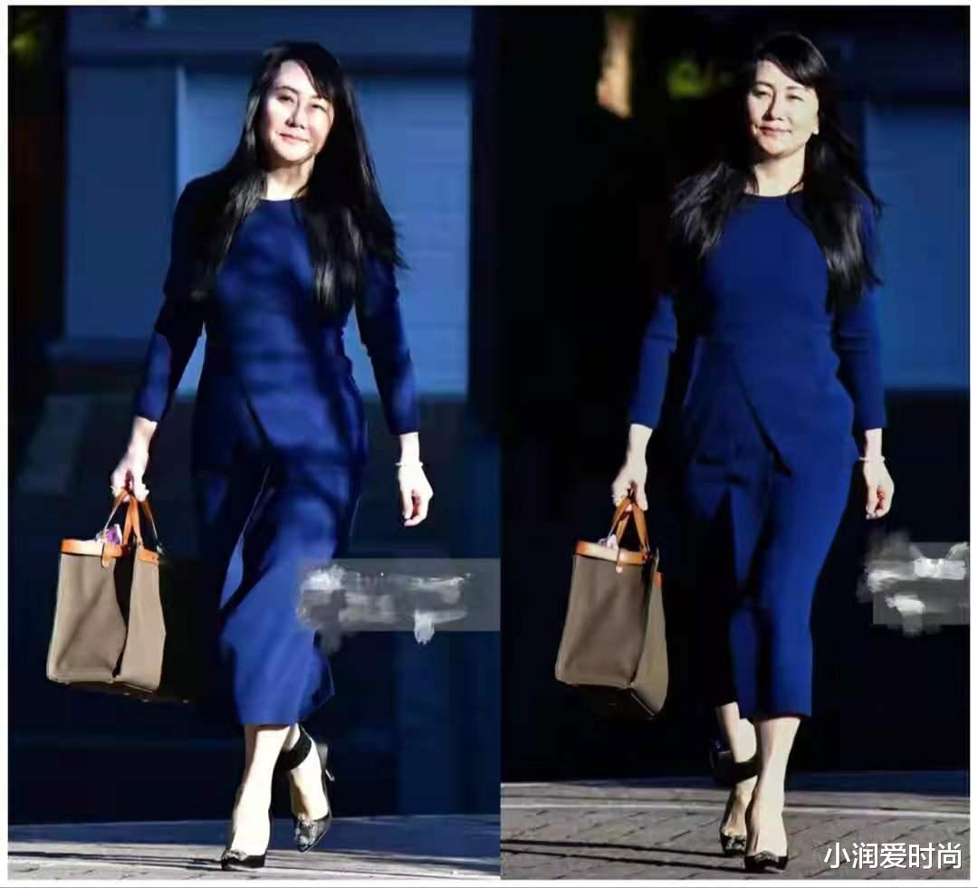 小润爱时尚|孟晚舟出庭也体面优雅，穿连衣裙诠释风骨与气质，适合微胖妈妈们