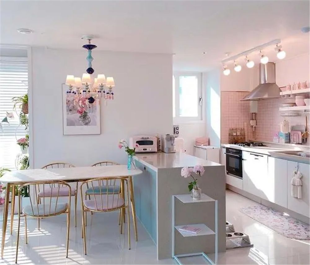 一位韩国太太的三口之家:粉色系装修一尘不染,小日子令人羡慕