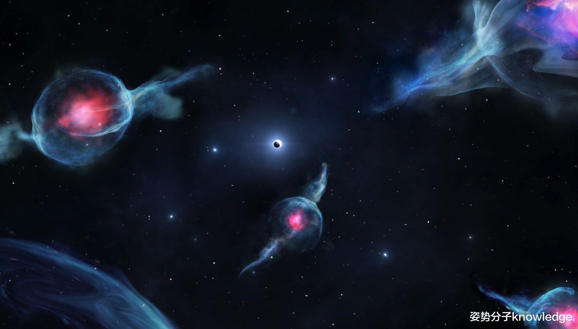 2.6万光年外！400万倍太阳质量的黑洞，吞噬天体时失败了