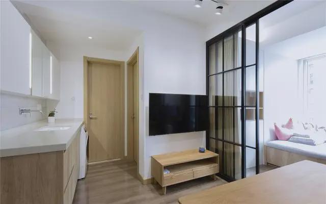 42㎡的小户型,卫生间装修简洁、耐看的装修真不错!