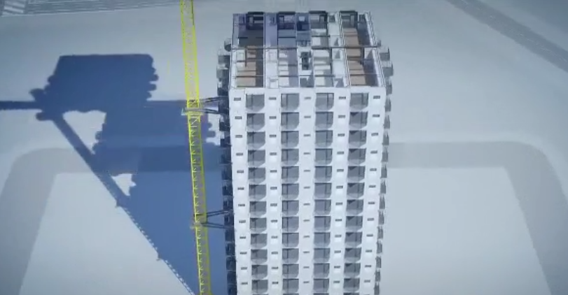 |一天时间拔地而起的11层住宅楼,让你体验中国速度!