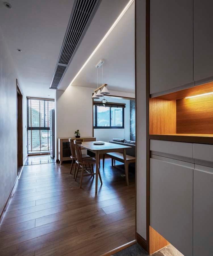 设计师|日式原木风的新家装修，用设计弥补户型的缺陷，打破结构的限制
