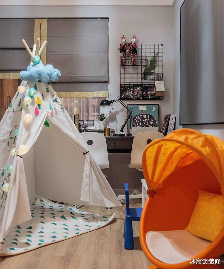 沐宸谈装修|媳妇怀着二胎,他偷偷把家装好了,室内清新又不失文艺,太好看了